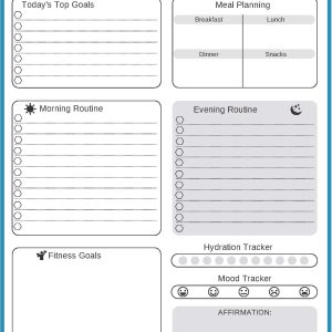 Self Care Planner